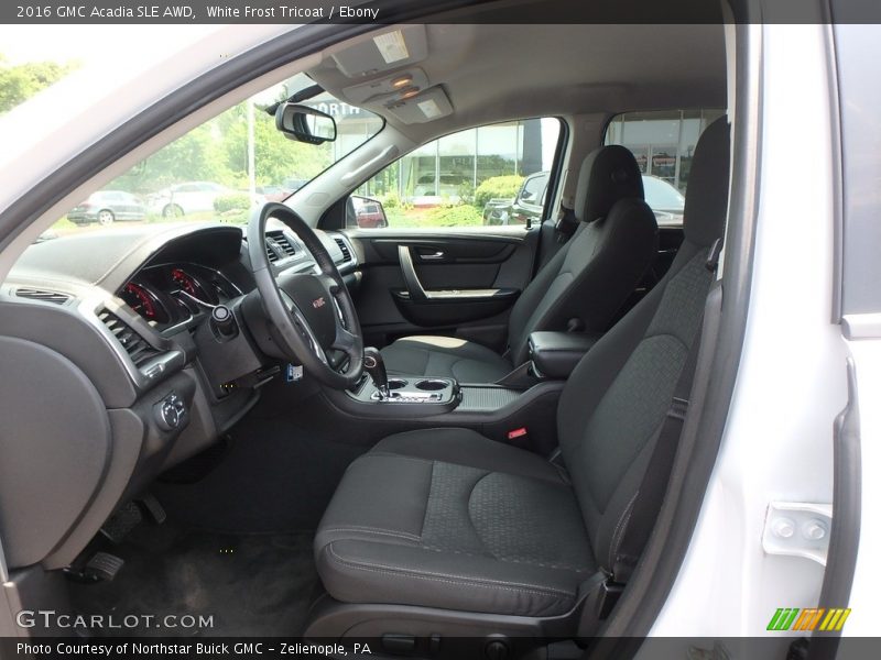 White Frost Tricoat / Ebony 2016 GMC Acadia SLE AWD
