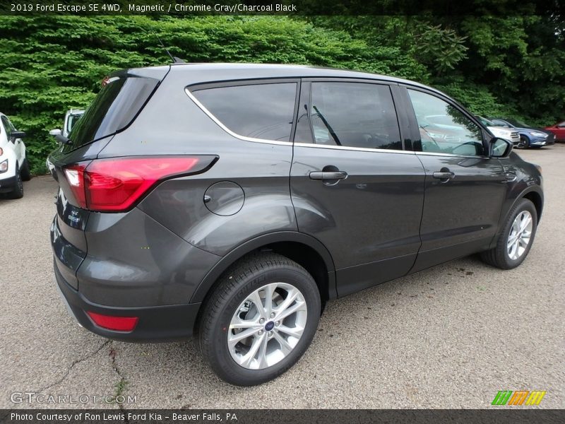 Magnetic / Chromite Gray/Charcoal Black 2019 Ford Escape SE 4WD