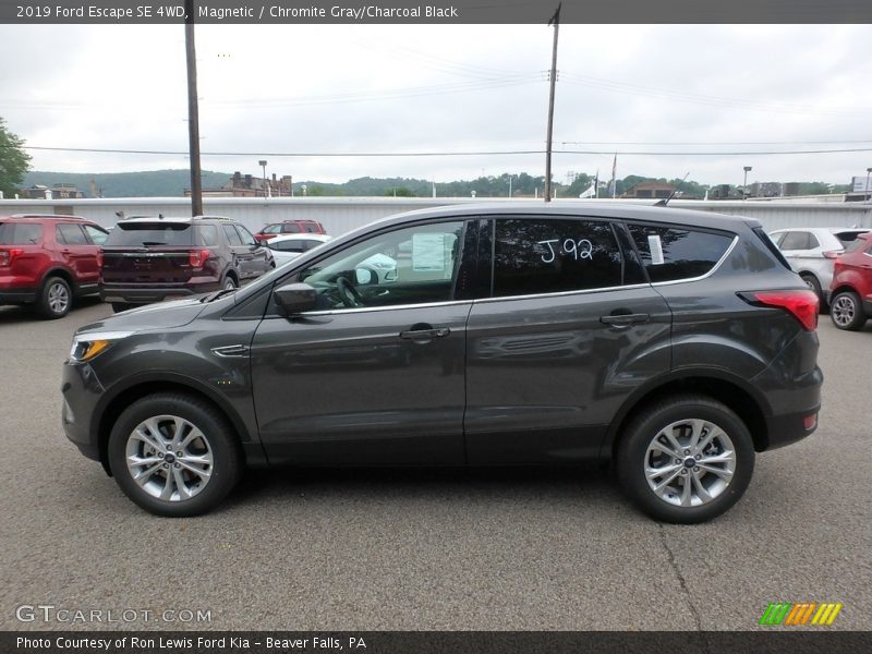Magnetic / Chromite Gray/Charcoal Black 2019 Ford Escape SE 4WD
