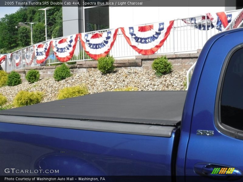 Spectra Blue Mica / Light Charcoal 2005 Toyota Tundra SR5 Double Cab 4x4