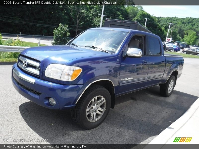 Spectra Blue Mica / Light Charcoal 2005 Toyota Tundra SR5 Double Cab 4x4