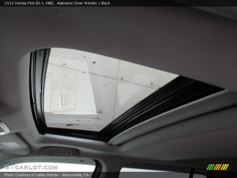 Alabaster Silver Metallic / Black 2013 Honda Pilot EX-L 4WD