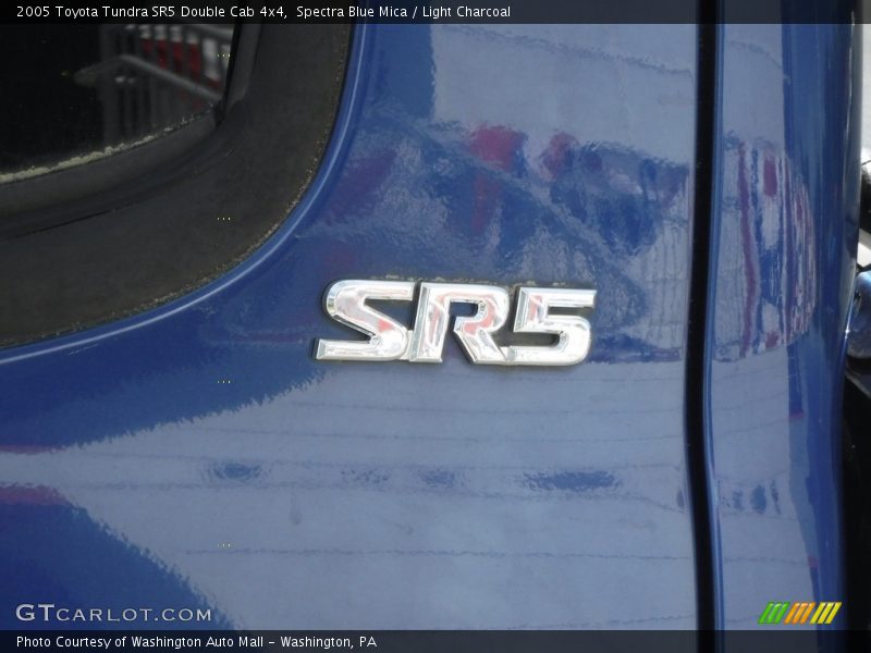 Spectra Blue Mica / Light Charcoal 2005 Toyota Tundra SR5 Double Cab 4x4