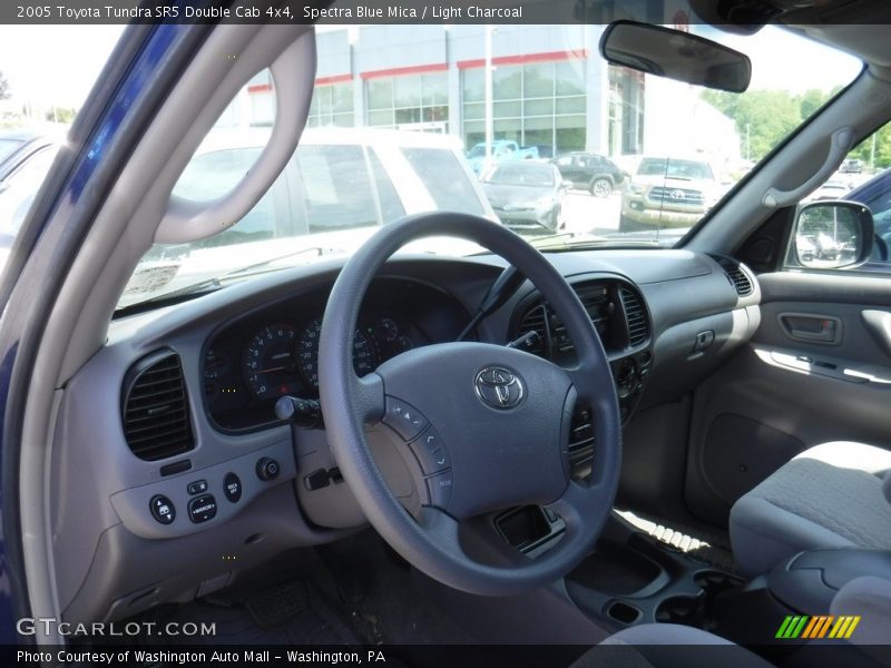 Spectra Blue Mica / Light Charcoal 2005 Toyota Tundra SR5 Double Cab 4x4
