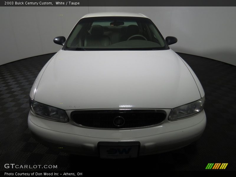 White / Taupe 2003 Buick Century Custom