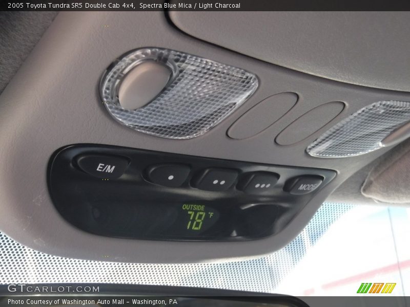 Spectra Blue Mica / Light Charcoal 2005 Toyota Tundra SR5 Double Cab 4x4