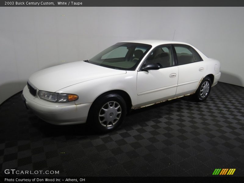 White / Taupe 2003 Buick Century Custom