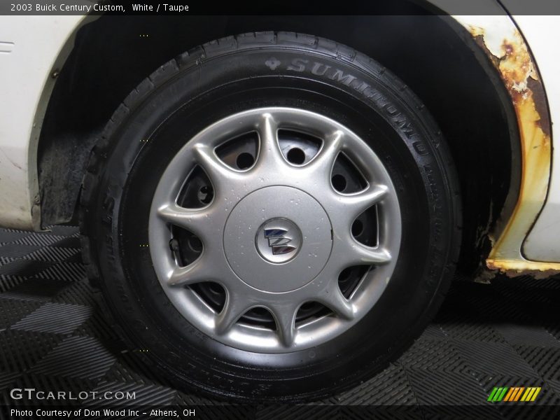 White / Taupe 2003 Buick Century Custom