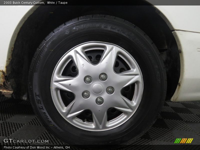 White / Taupe 2003 Buick Century Custom