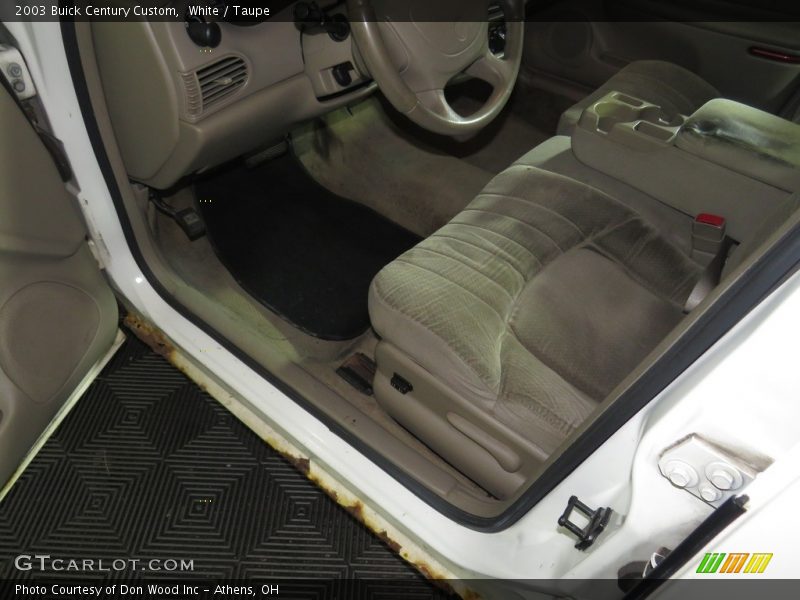 White / Taupe 2003 Buick Century Custom