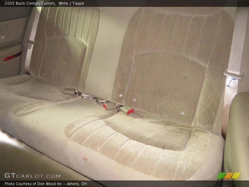 White / Taupe 2003 Buick Century Custom