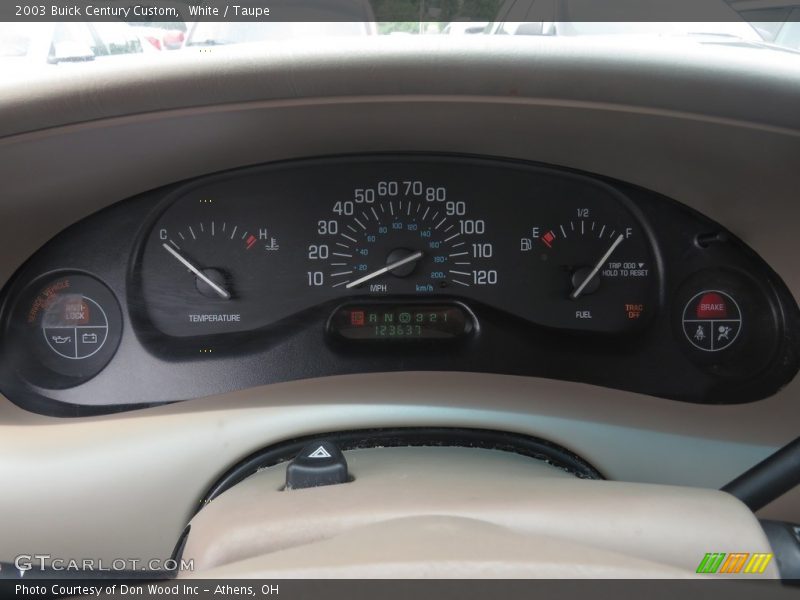 White / Taupe 2003 Buick Century Custom