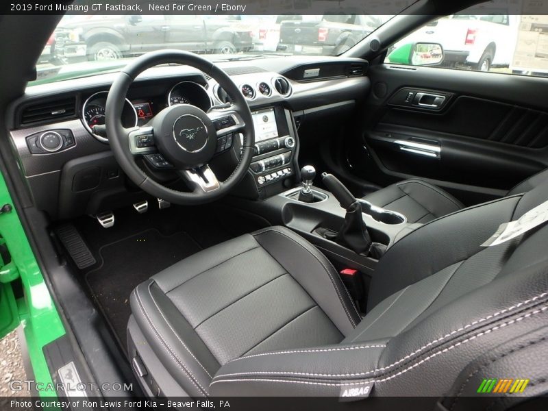  2019 Mustang GT Fastback Ebony Interior