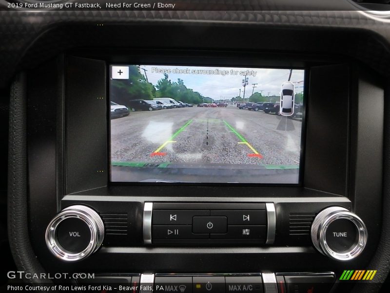 Controls of 2019 Mustang GT Fastback