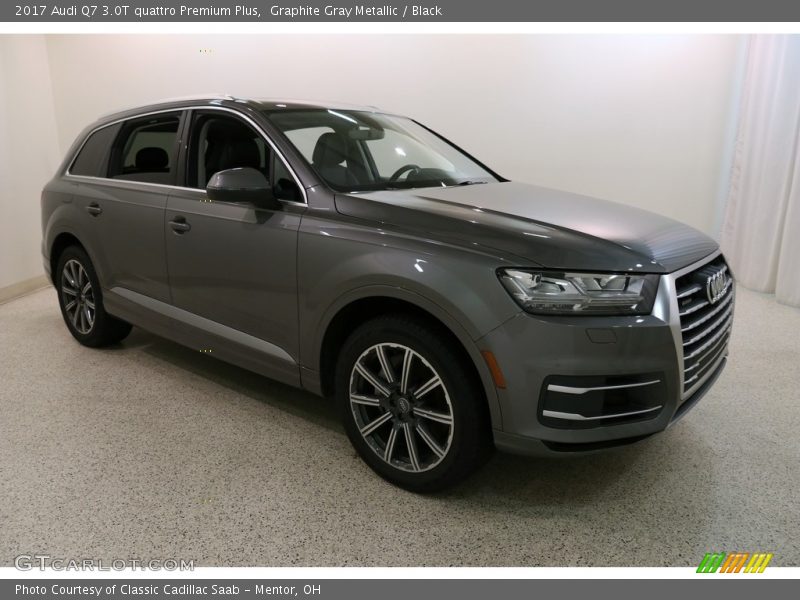 Graphite Gray Metallic / Black 2017 Audi Q7 3.0T quattro Premium Plus