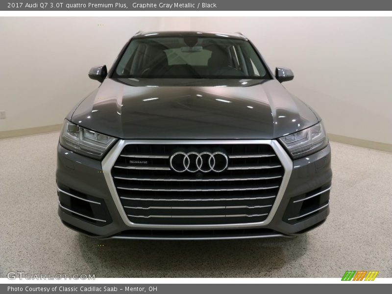 Graphite Gray Metallic / Black 2017 Audi Q7 3.0T quattro Premium Plus