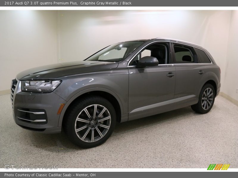 Graphite Gray Metallic / Black 2017 Audi Q7 3.0T quattro Premium Plus