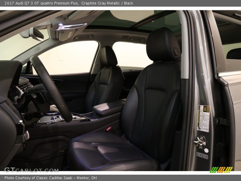 Graphite Gray Metallic / Black 2017 Audi Q7 3.0T quattro Premium Plus