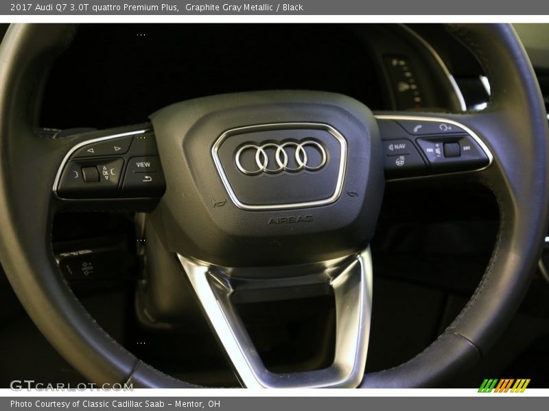 Graphite Gray Metallic / Black 2017 Audi Q7 3.0T quattro Premium Plus