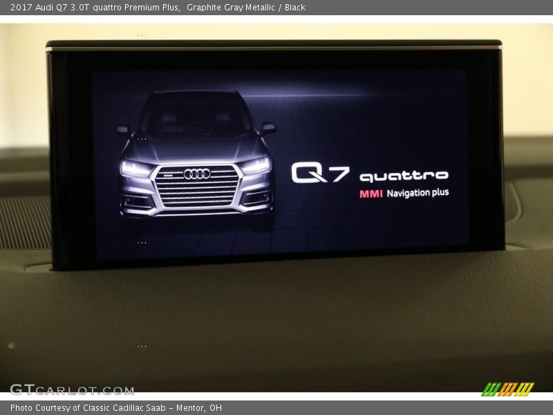 Graphite Gray Metallic / Black 2017 Audi Q7 3.0T quattro Premium Plus
