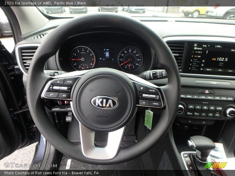 Pacific Blue / Black 2020 Kia Sportage LX AWD