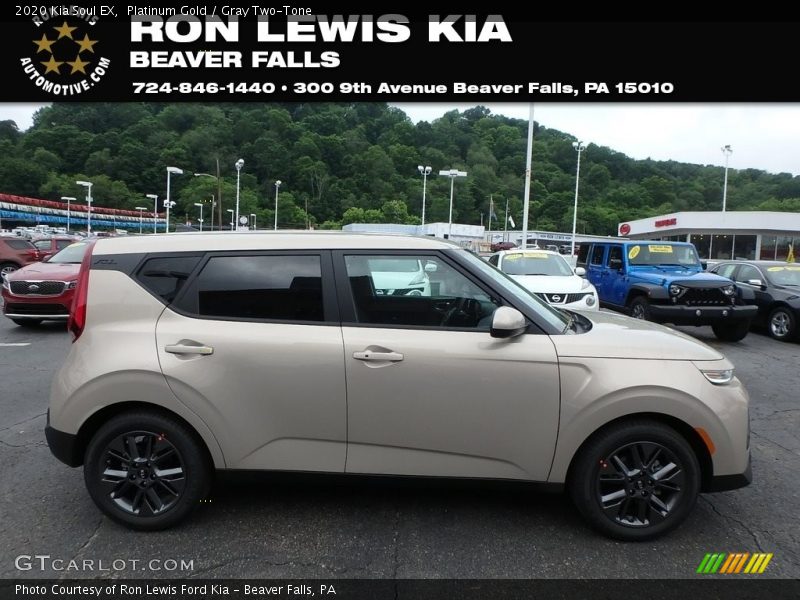 Platinum Gold / Gray Two-Tone 2020 Kia Soul EX