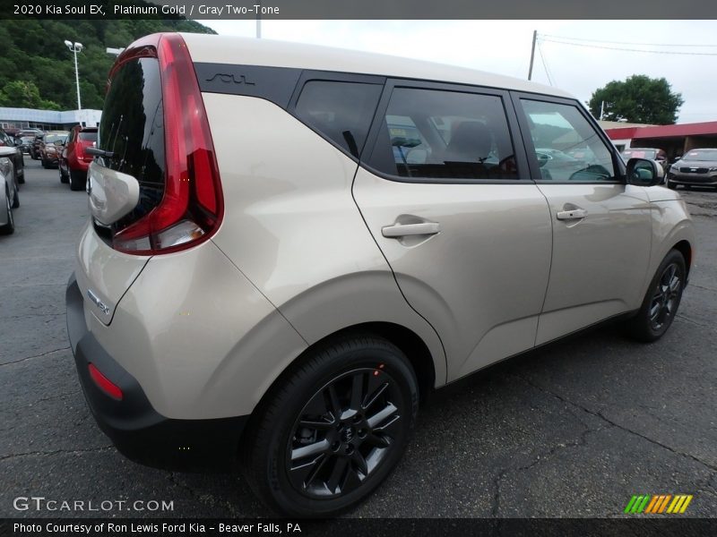 Platinum Gold / Gray Two-Tone 2020 Kia Soul EX