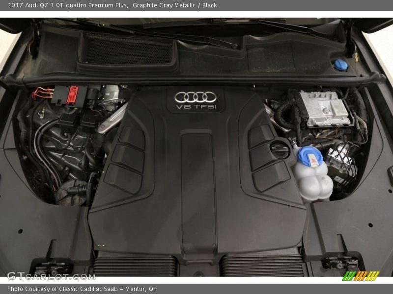 Graphite Gray Metallic / Black 2017 Audi Q7 3.0T quattro Premium Plus