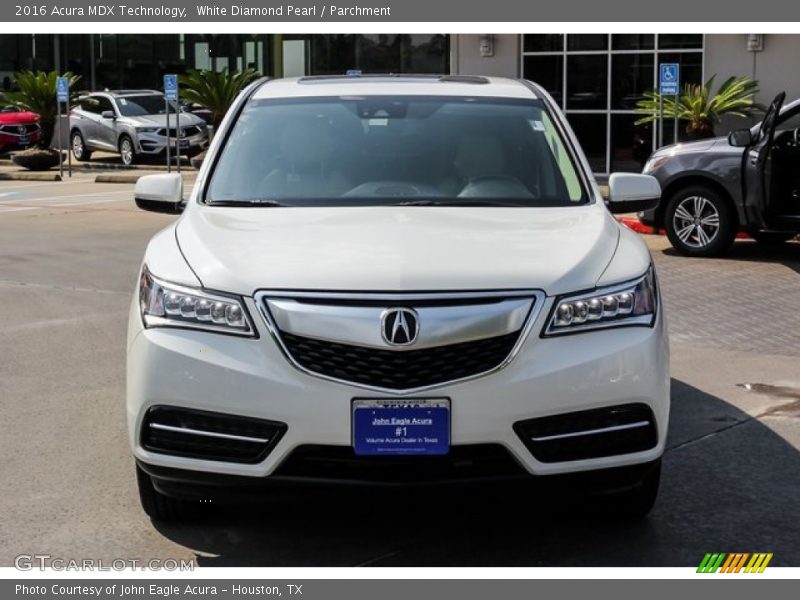 White Diamond Pearl / Parchment 2016 Acura MDX Technology