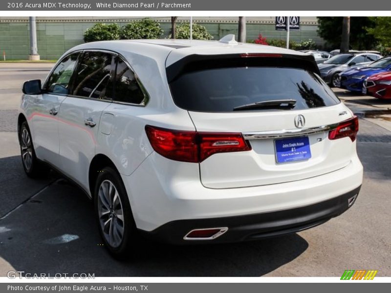 White Diamond Pearl / Parchment 2016 Acura MDX Technology