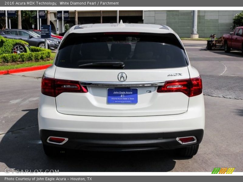 White Diamond Pearl / Parchment 2016 Acura MDX Technology