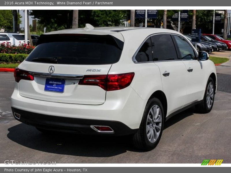 White Diamond Pearl / Parchment 2016 Acura MDX Technology