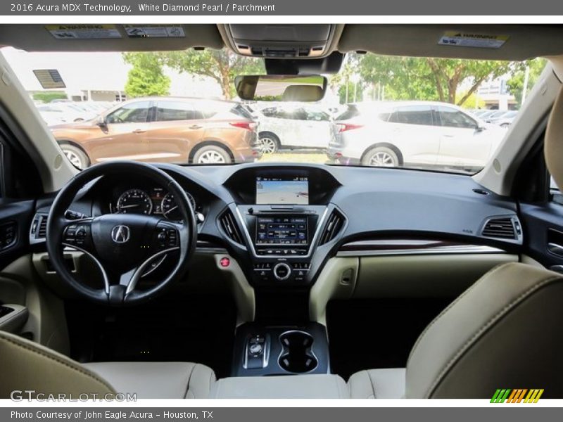 White Diamond Pearl / Parchment 2016 Acura MDX Technology