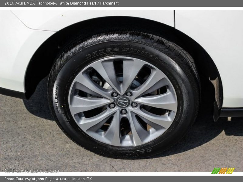 White Diamond Pearl / Parchment 2016 Acura MDX Technology