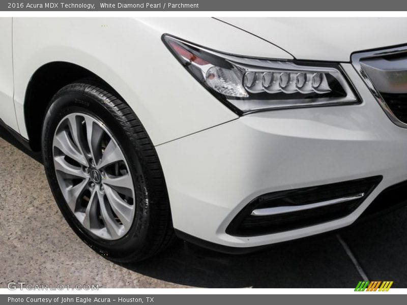 White Diamond Pearl / Parchment 2016 Acura MDX Technology