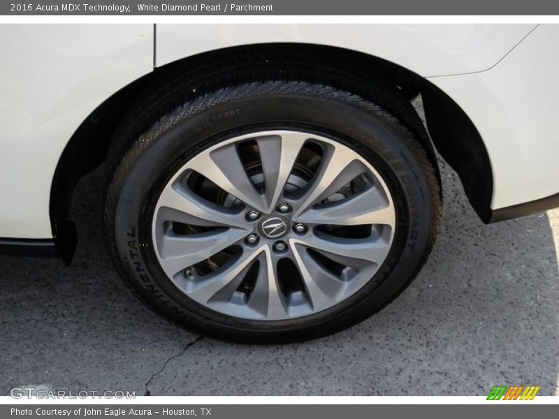 White Diamond Pearl / Parchment 2016 Acura MDX Technology
