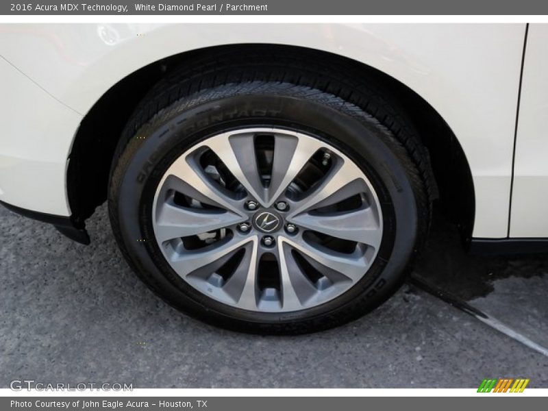 White Diamond Pearl / Parchment 2016 Acura MDX Technology