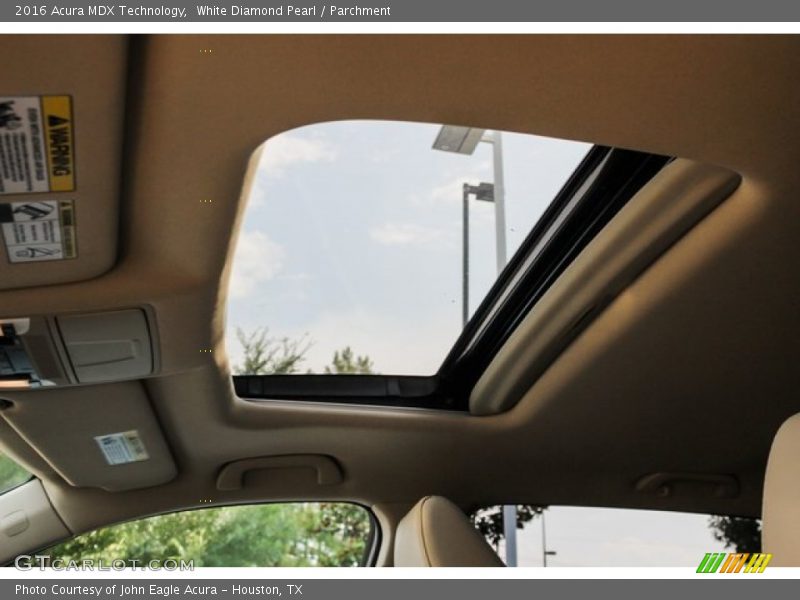 White Diamond Pearl / Parchment 2016 Acura MDX Technology
