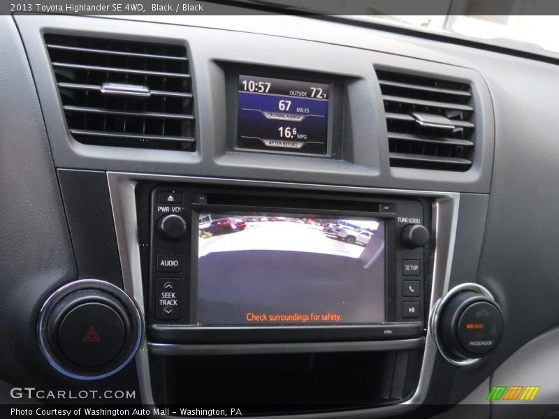 Black / Black 2013 Toyota Highlander SE 4WD