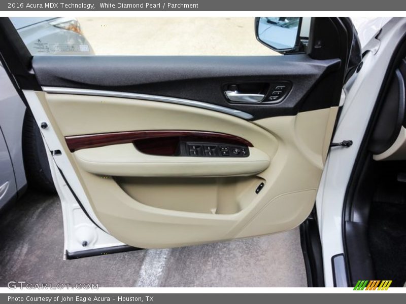White Diamond Pearl / Parchment 2016 Acura MDX Technology