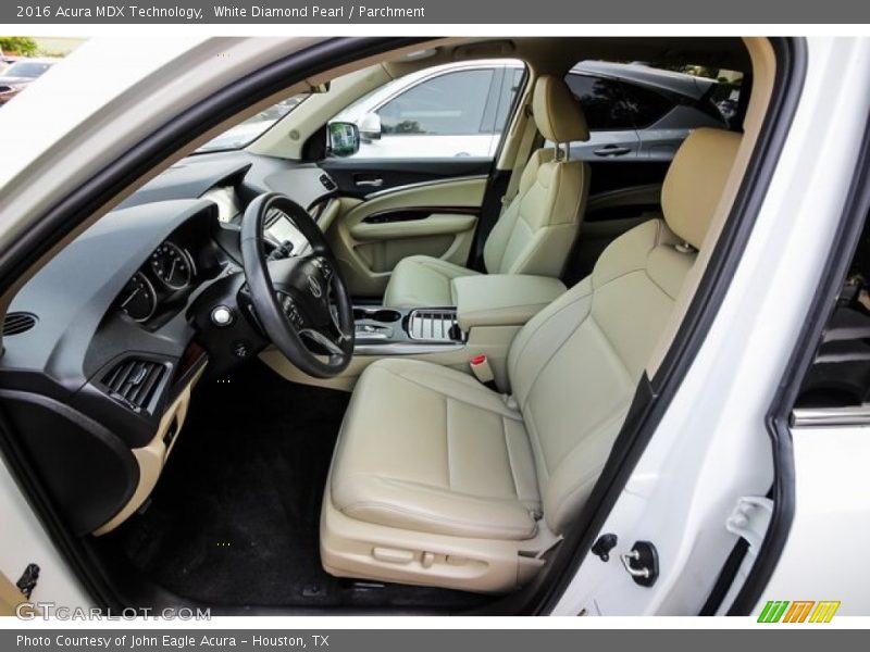 White Diamond Pearl / Parchment 2016 Acura MDX Technology