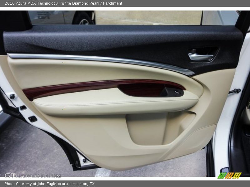 White Diamond Pearl / Parchment 2016 Acura MDX Technology