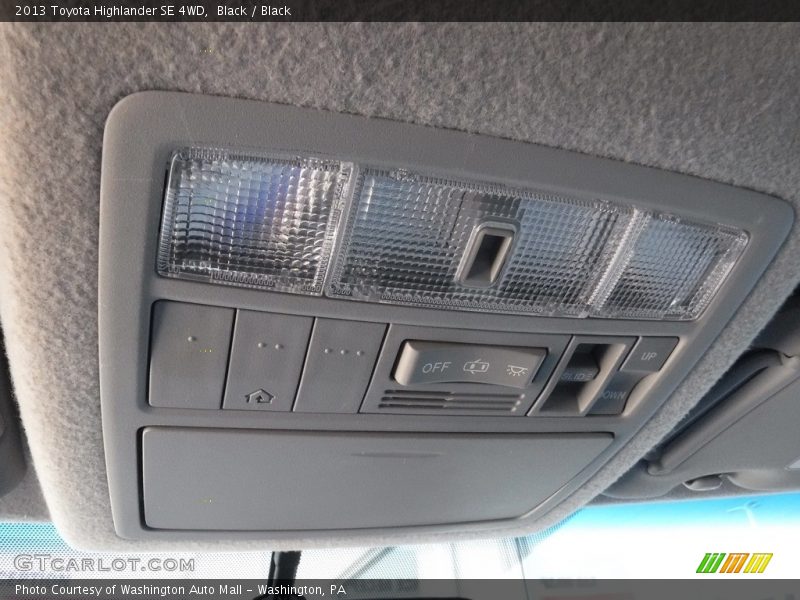 Black / Black 2013 Toyota Highlander SE 4WD