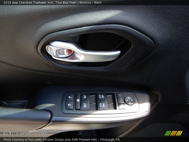 True Blue Pearl / Morocco - Black 2014 Jeep Cherokee Trailhawk 4x4