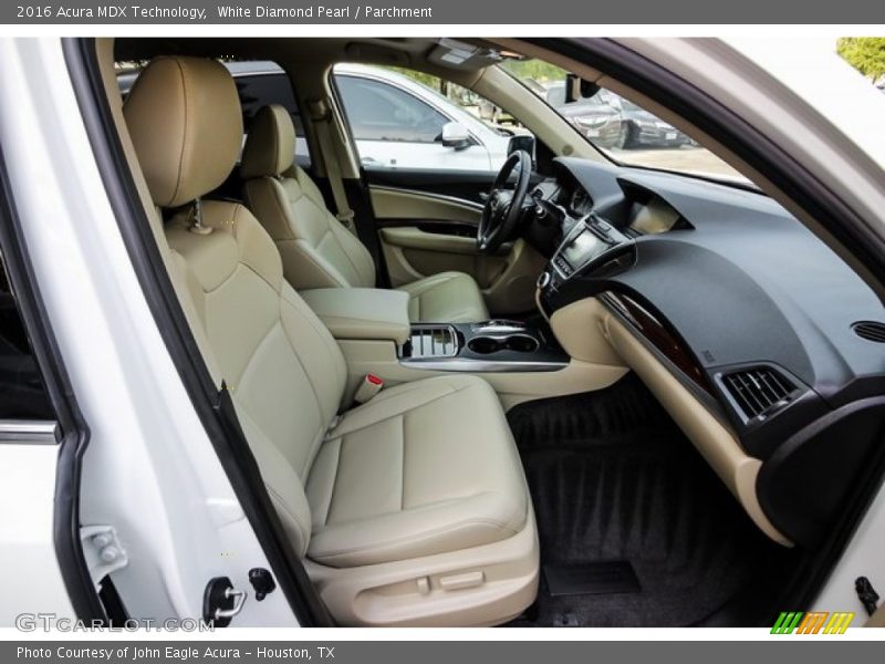 White Diamond Pearl / Parchment 2016 Acura MDX Technology