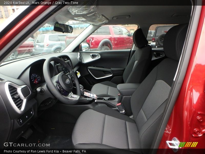Front Seat of 2020 Soul LX