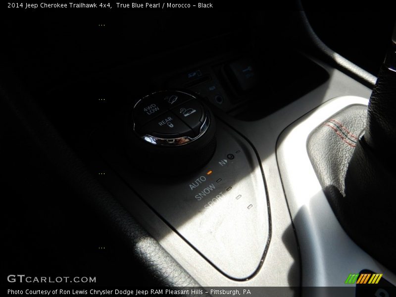 True Blue Pearl / Morocco - Black 2014 Jeep Cherokee Trailhawk 4x4