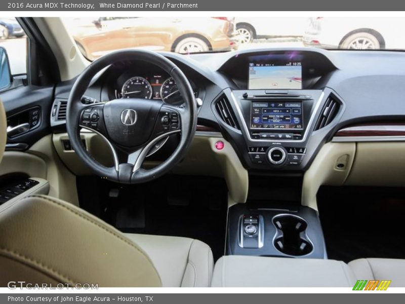 White Diamond Pearl / Parchment 2016 Acura MDX Technology