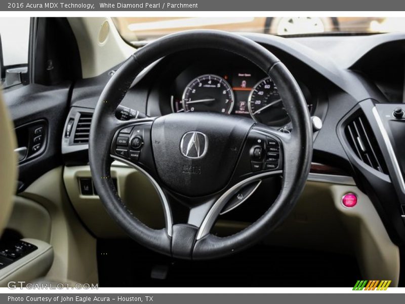 White Diamond Pearl / Parchment 2016 Acura MDX Technology