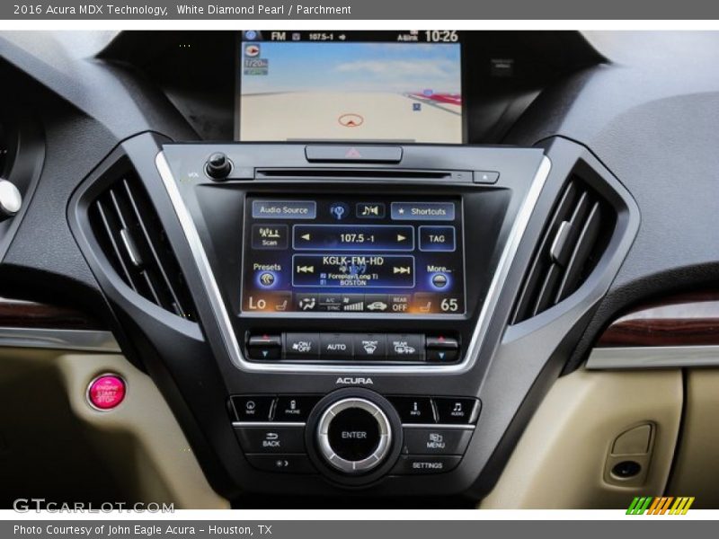 White Diamond Pearl / Parchment 2016 Acura MDX Technology